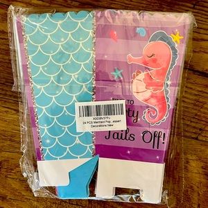 Set of 24 Time To Party Our Tails Off! Party Popcorn Holders! NEW